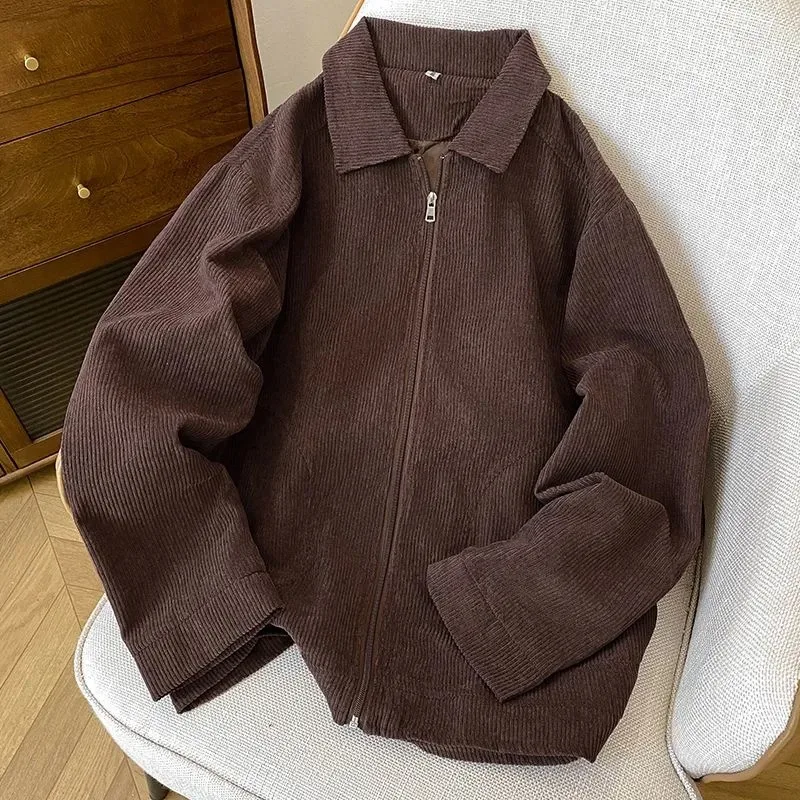 

Autumn jacket, baseball suit, same double-layer loose and versatile trendy