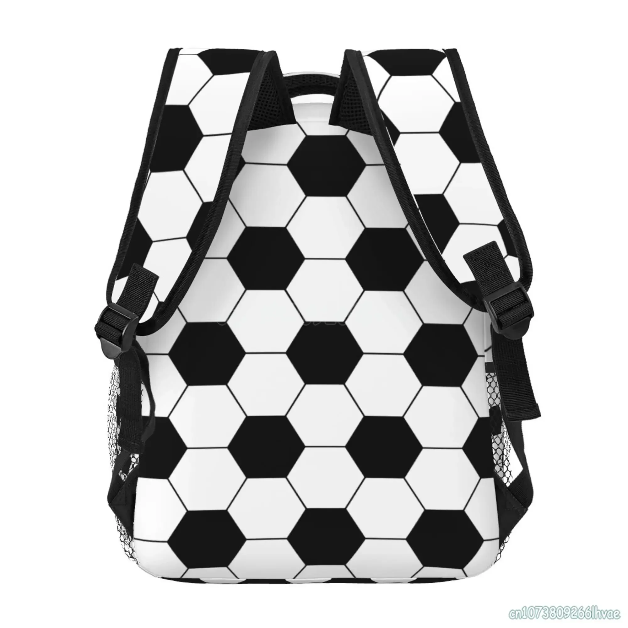 Soccer Pattern Backpacks Sport Football Travel Bag Unisex Casual Laptop Daypack Middle College School Bookbags for Students Boys