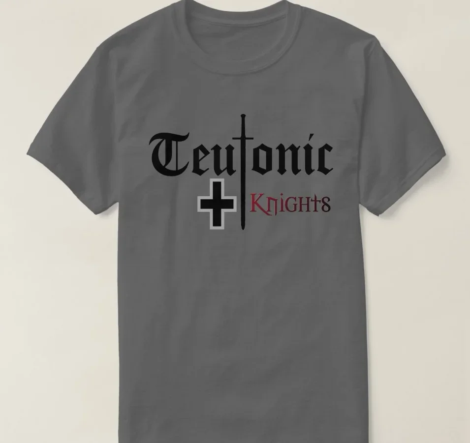 Creative Design Teutonic Knights T-Shirt 100% Cotton O-Neck Summer Short Sleeve Casual Mens T-shirt Size S-3XL