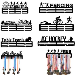 Awards Display Shelf Medal Holder Wall Mounted Medal Hanger Displaying Rack for Sport Race Runner Shelf Medal