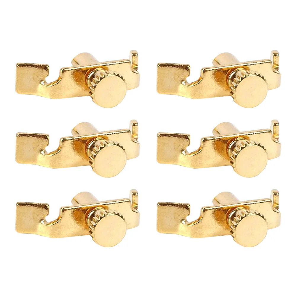 

6Pcs Erhu String Tuners Professional Durable Stainless Steel Easy String Changing Erhu Maintenance Tools Accessories