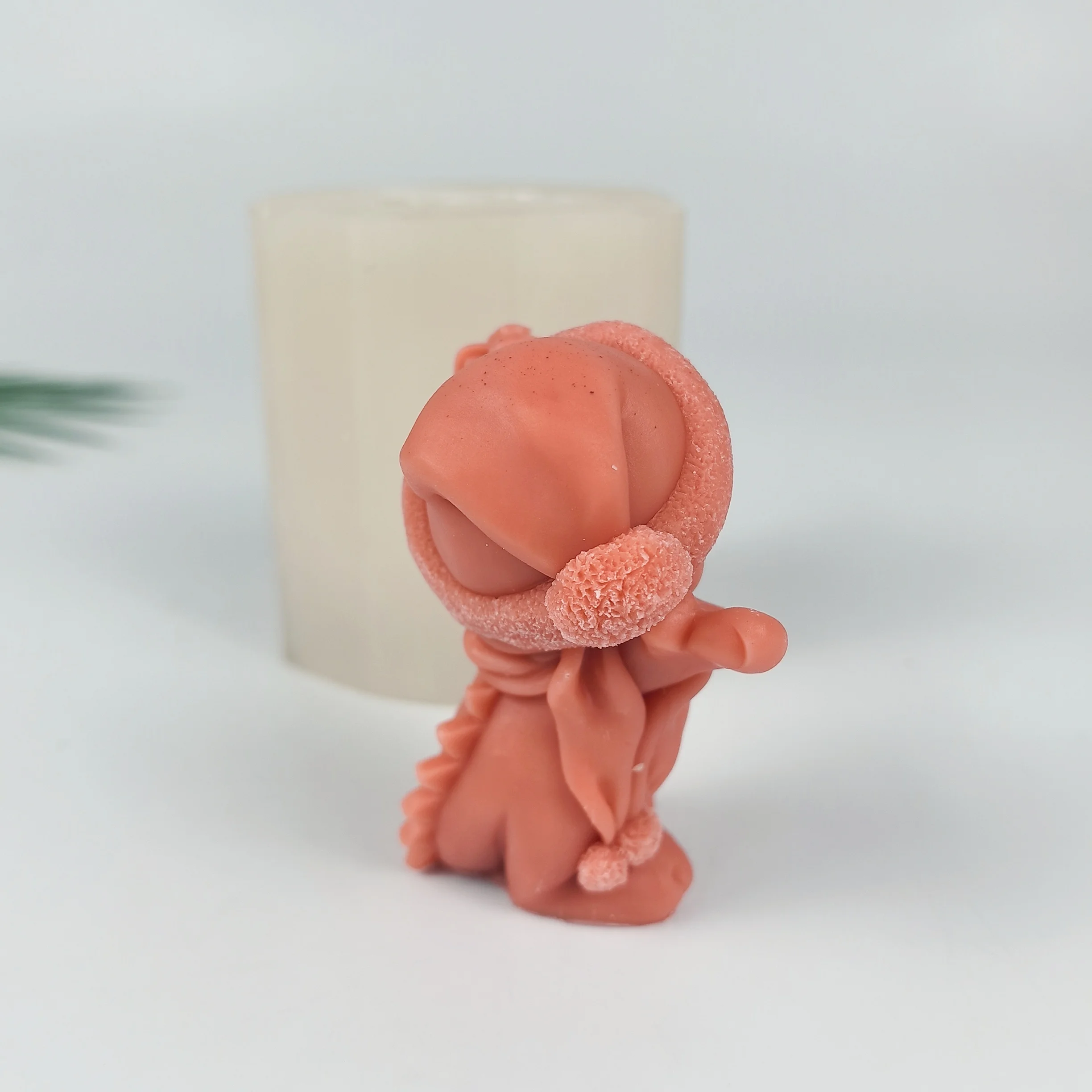 

3D Animals Mold Christmas Hat Scarf Dragon Gift Box Moulds Silicone Candle Soap Molds Wedding Birthday Candles Handmade DW0808