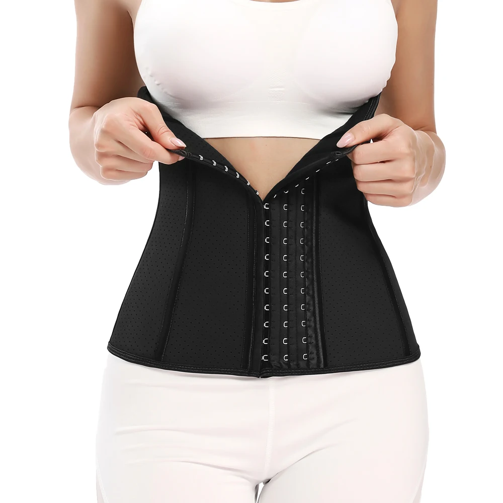 

Waist Trainer Belt Body Shaper Women Steel Bounes Latex Waist Cincher Slimming Belt Tummy Control Belly Sheath Modeling Strap