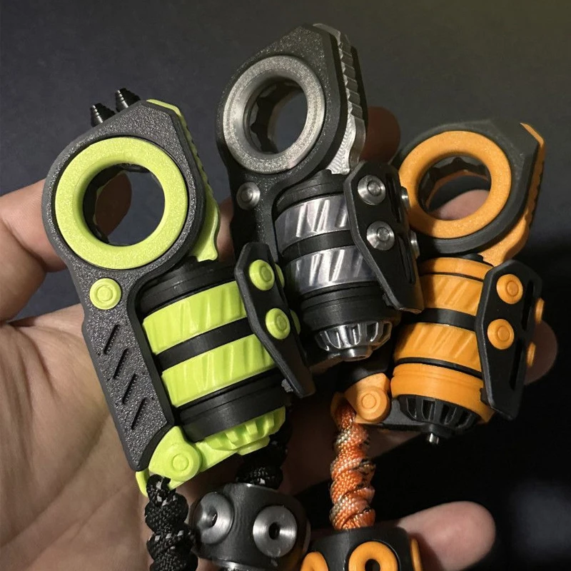 

Портативная механическая металлическая трещотка EDC, креативные подарочные игрушки на палец