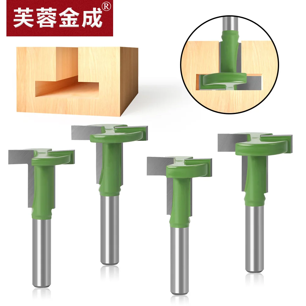 8 Handle Green Straight Edge T-cutter Hook Milling Cutter Slotting Cutter 8 Handle Slotting Cutter For Export Woodworking Millin