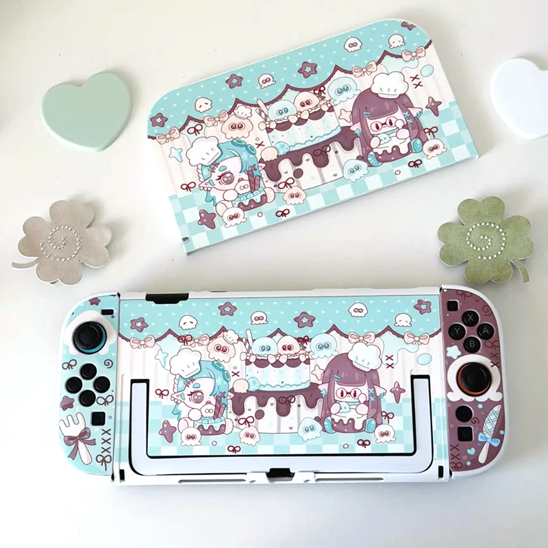 

Защитный чехол с док-станцией для Nintendo Switch 2, чехол для игр, аниме, девушка, жесткий ПК, переключатель 2, аксессуары, контроллер JoyCon