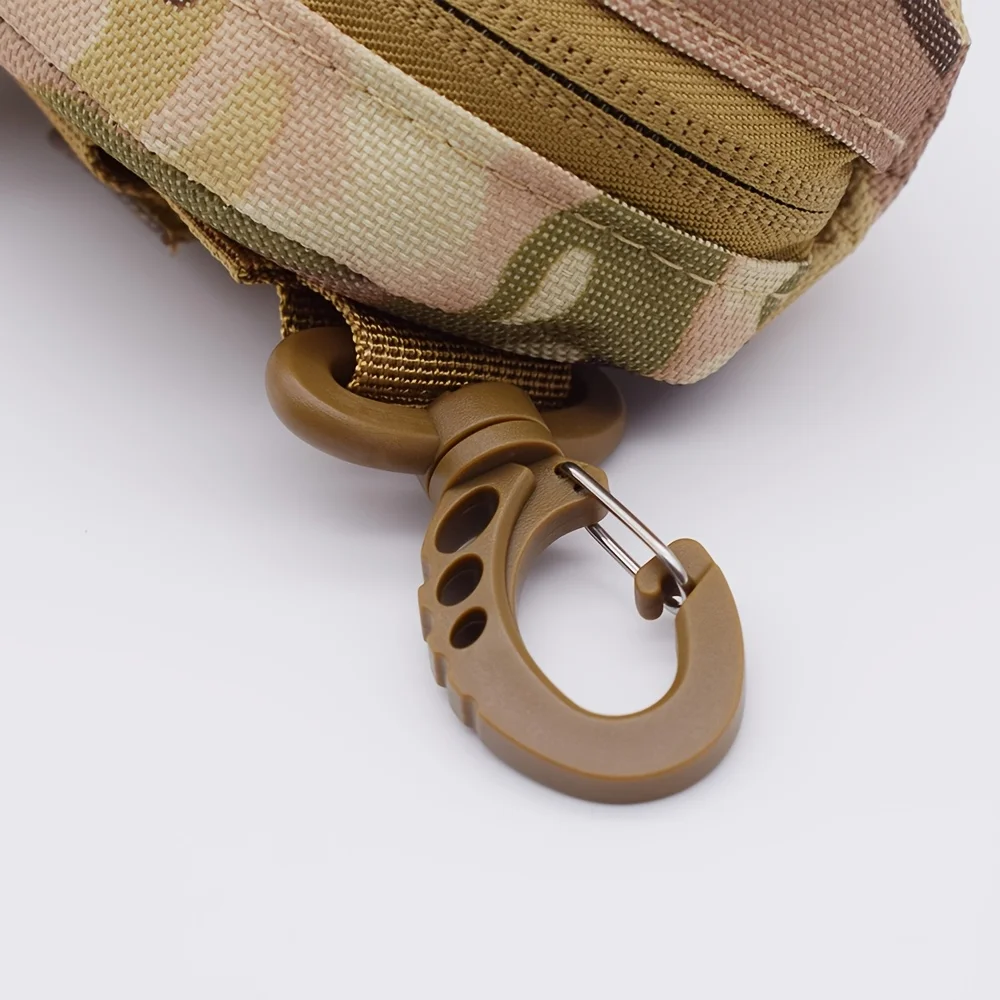 Tactical Fashion Glasses Case for Outdoor Lovers - Durable polyester, black, suitable for hunting and fishing image 5