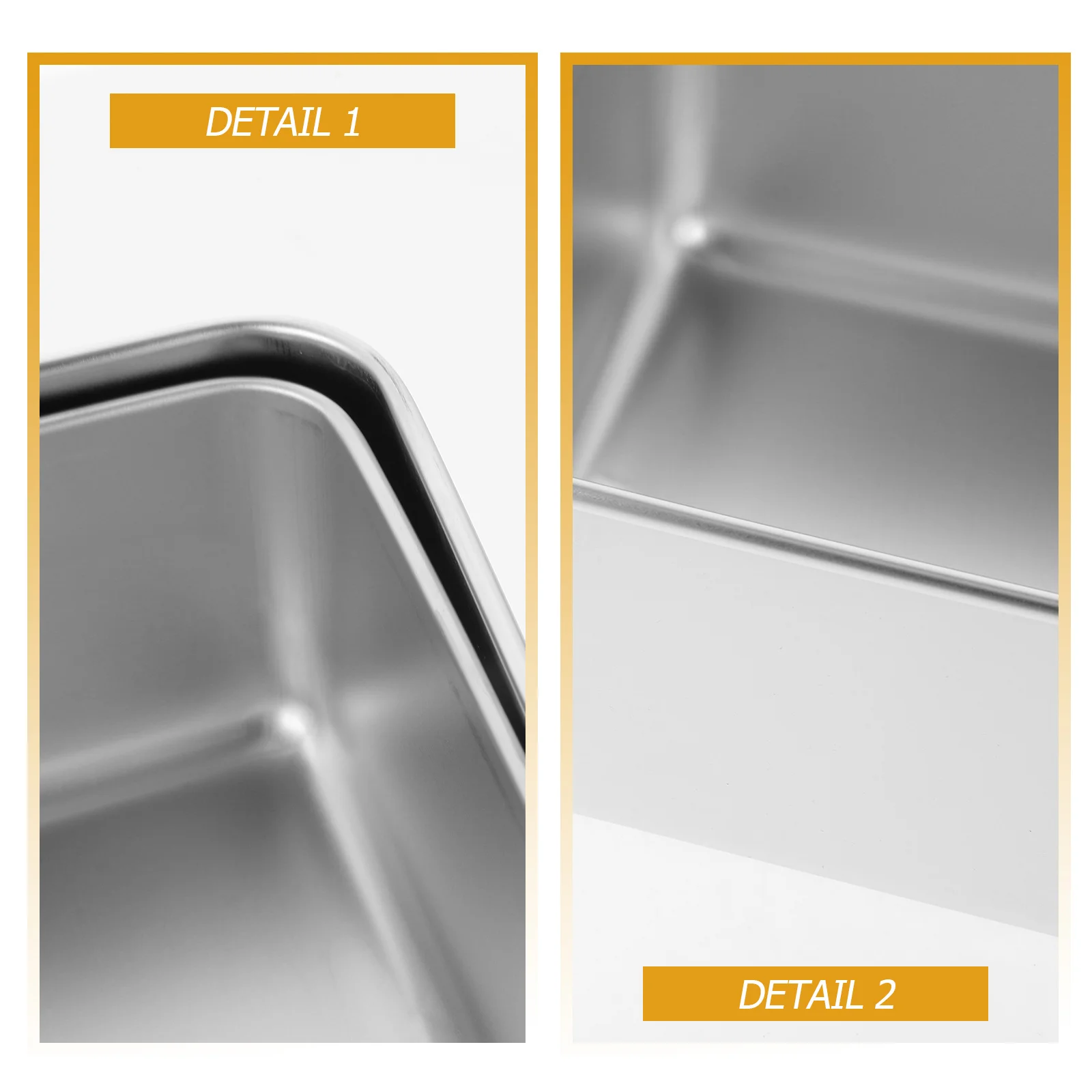 

1Set Portable Stainless Steel Divided Snack Tray Travel Picnic Camping Multi-Compartment Snack Storage Box Fruit Nut Candy Case