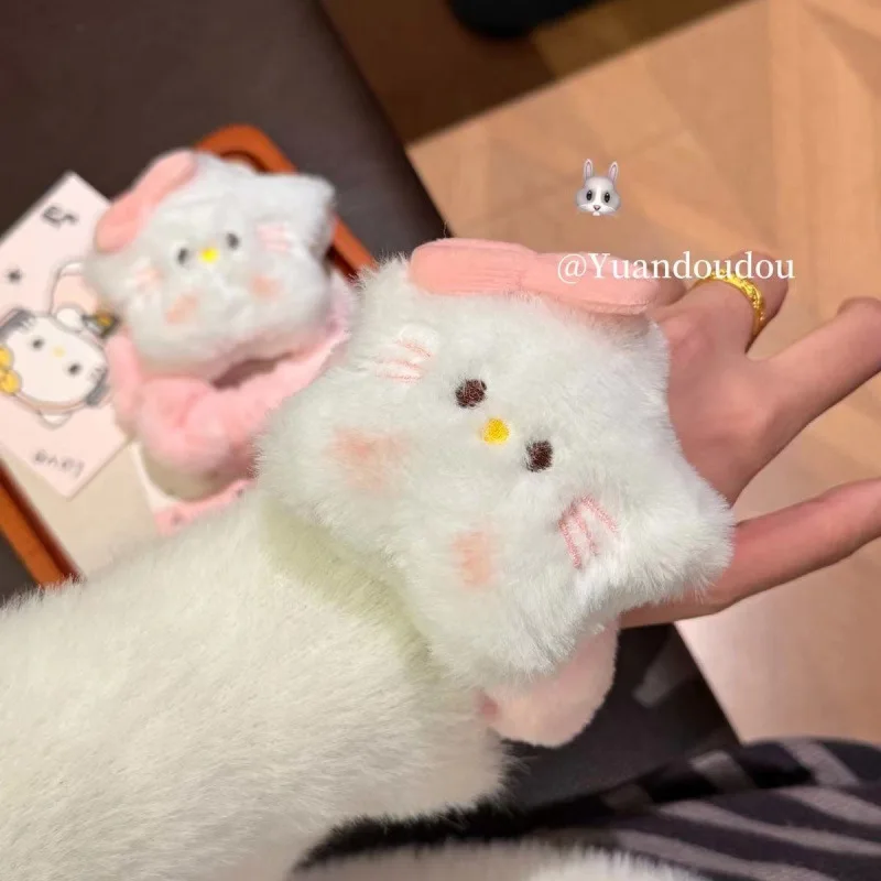 アニメ   ハローキティ   かわいい   ぬいぐるみヘアロープ   女の子   ヘアクリップ   ポータブル   高品質   スターキティヘッドバンド   ヘアアクセサリー   贈り物