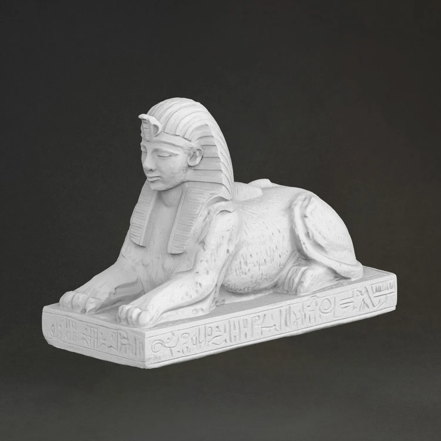 

"Sphinx sculpture " sculpture, 3D printed resin, hand-painted, plaster-like statue ornament(work 10 days)