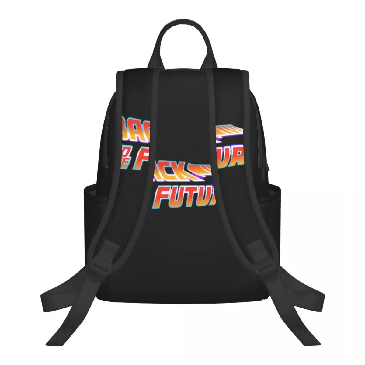 Back To The Future Movie Logo (6) Student Backpack School Bag Hiking Travel Daypack for Men Women Bookbag Shoulder Bags