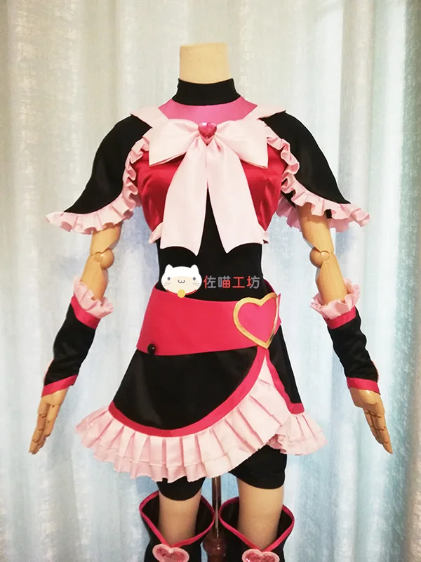 Misumi Nagisa Cure Black Cosplay Costume from Pretty Cure Max Heart cosplay acgcosplay costume