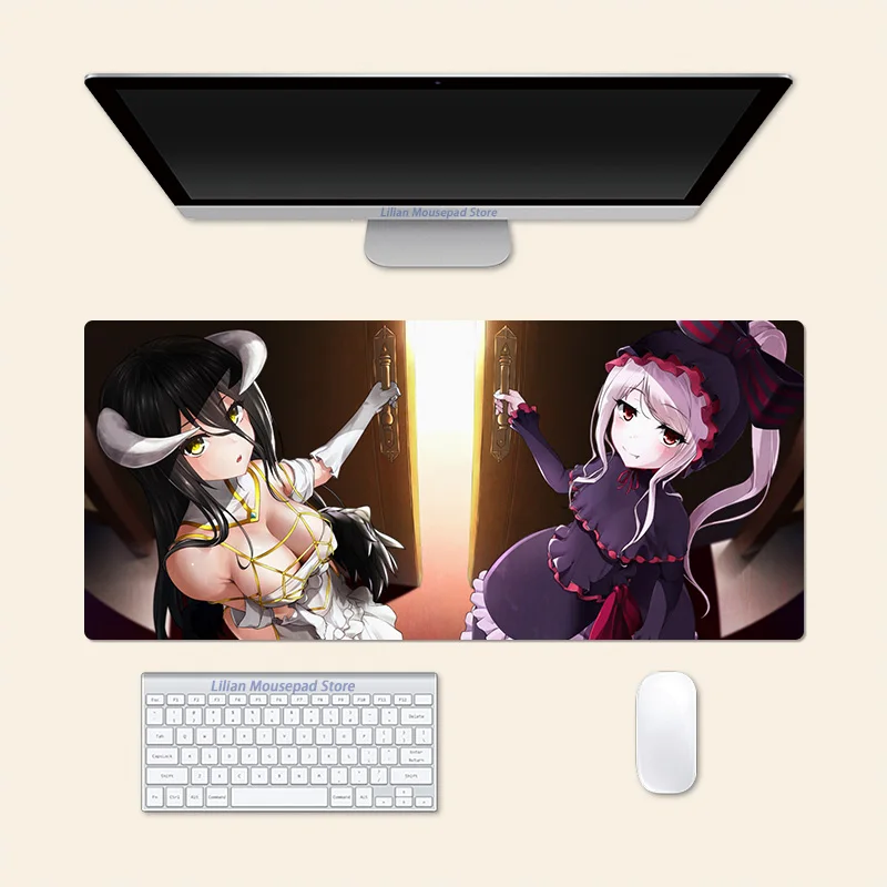Sexy Shalltear Bloodfallen Anime Large Mouse Pad Office Mousepad Creative Game Desk Mat Gift