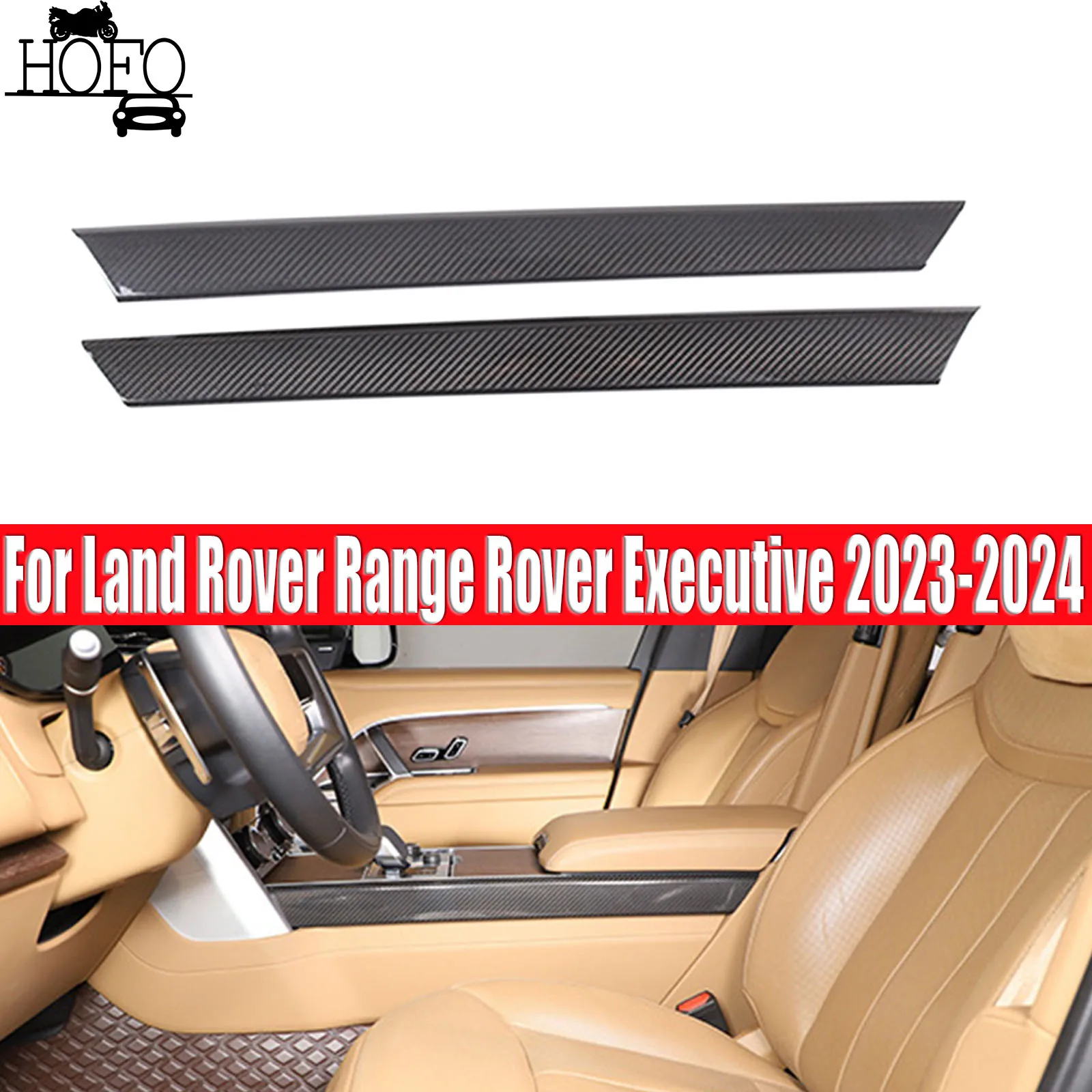 

For Land Rover Range Rover Executive 2023-2024 2pcs Console Side Trim Strip Cover Trim