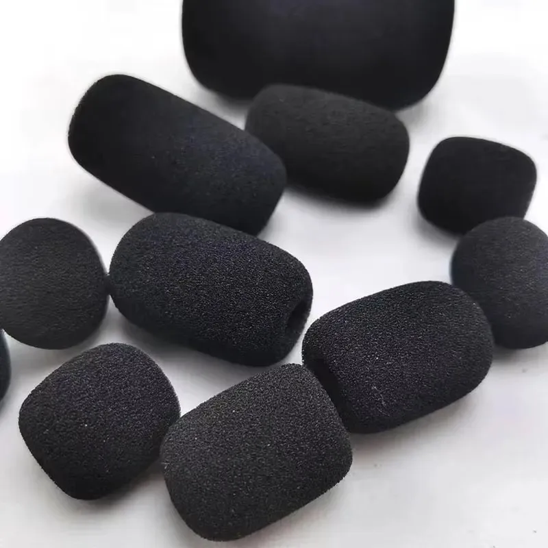 Housse de remplacement pour Microphone, 10 pièces, mousse de remplacement pour casque d'écoute, étui pour micro, pare-brise, éponge de pare-brise