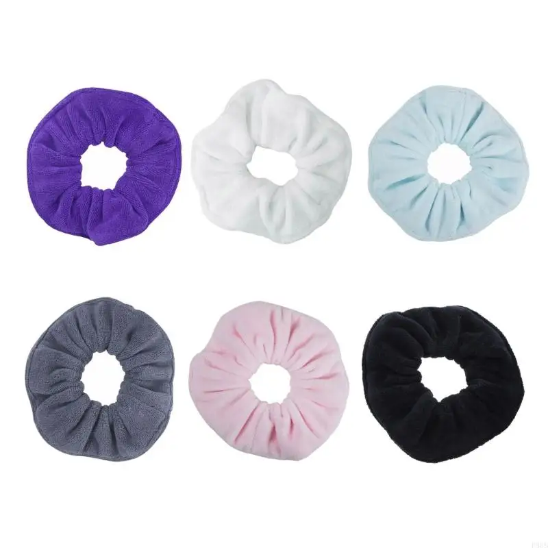 

P88B Hair Drying Scrunchies Large Drying Scrunchies Microfiber Hair Ties For Wet Hair Ponytail Holder Hair