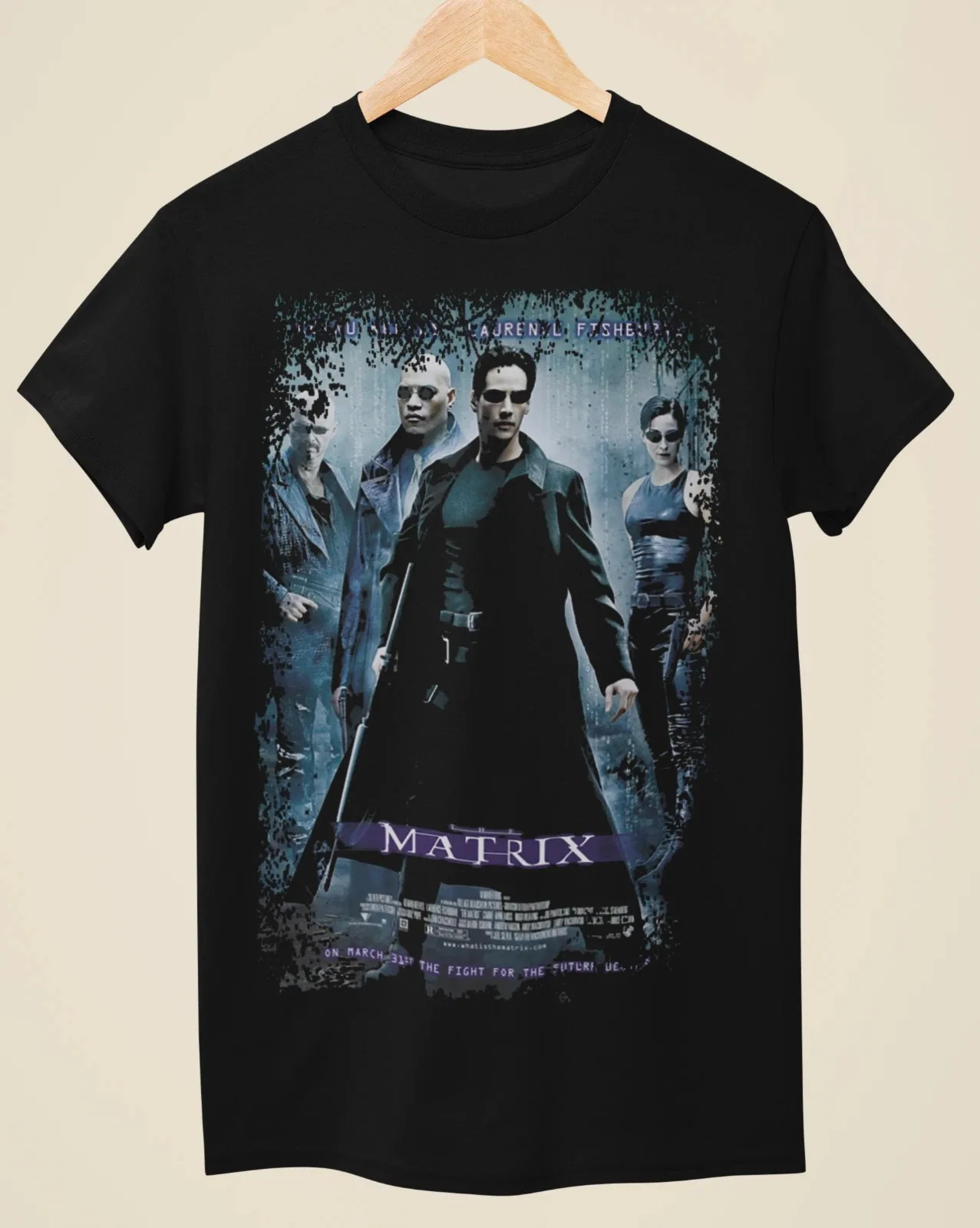 The Matrix - Movie Poster Inspired  Graphic T-Shirt Cotton Men Women Streetwear Tee