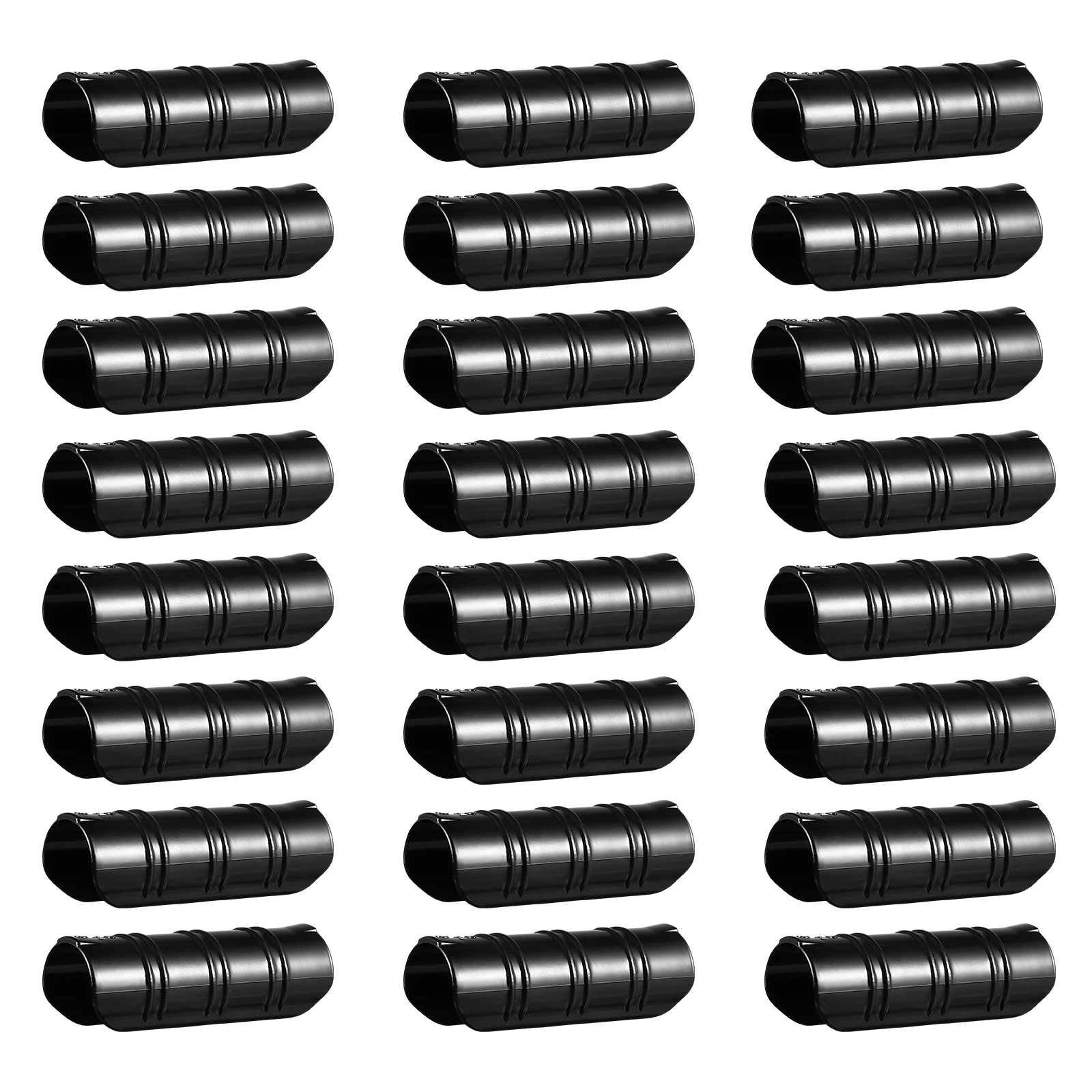 

30 Pcs Greenhouse Accessories Durable Plastic Clips Snap Pipe Clamps Tube Rack Fixed Reusable Garden Building Frame