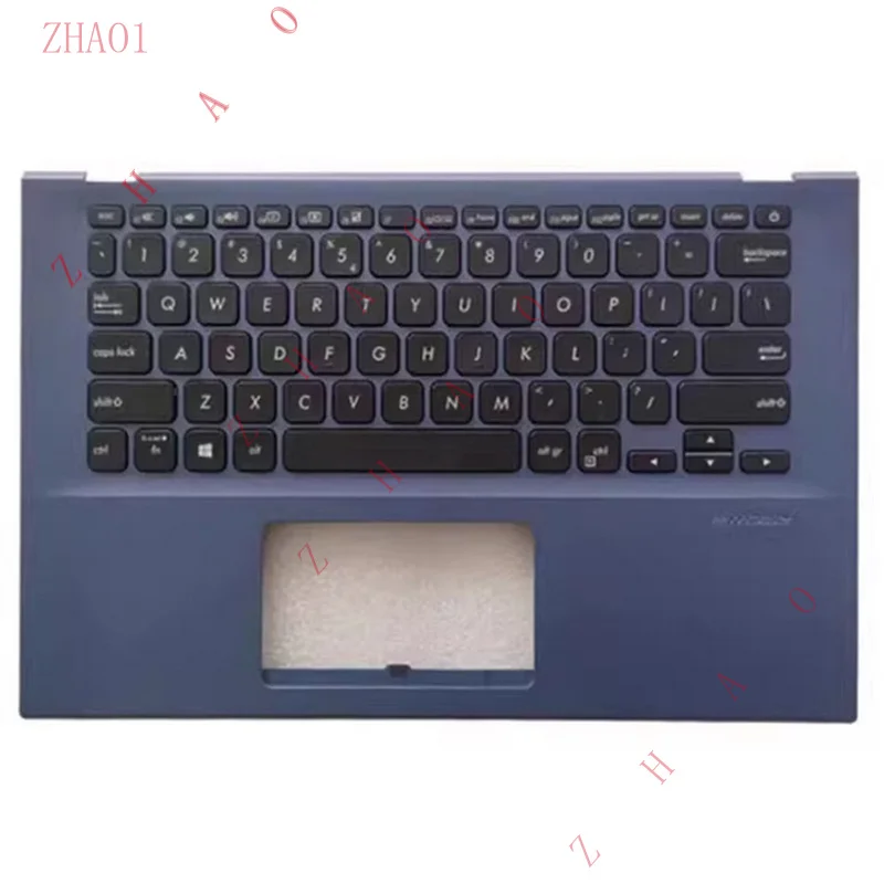 Z   For ASUS X412 X412UA Laptop Keyboard Palmrest Upper Case C Shell Blue/Gray