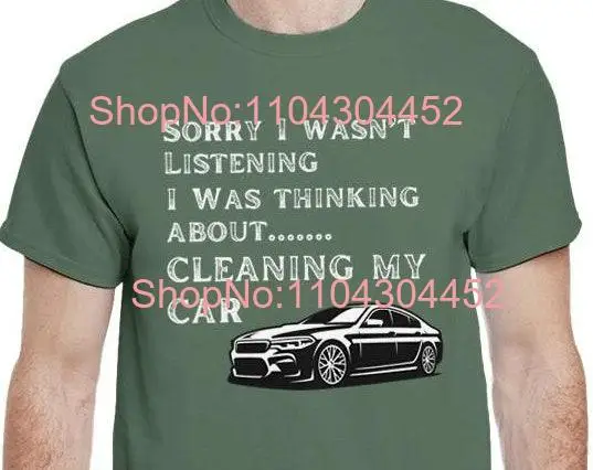 Car Cleaning T Shirt Funny lover gift for Gu Mens Fanatic tee Guy long or short sleeves