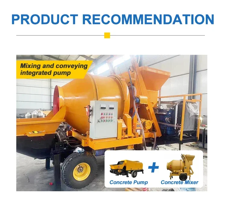 Chiński dostawca Mini betoniarki Maszyny Pompa do betonu