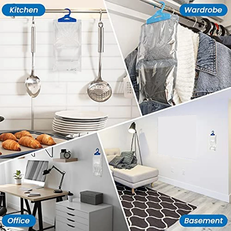 Wardrobe Moisture Absorber 20 Pack Hanging Dehumidifier Against Moisture Anti-Mould