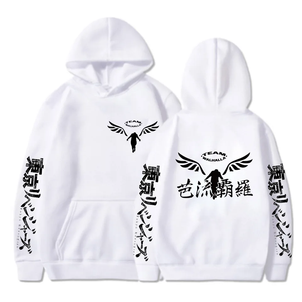 2026Japanese Letter Wing Silhouette Print Hoodie Men Women Retro Distressed Graphic Loose Long Sleeve Hooded Pullover Sweatshirt