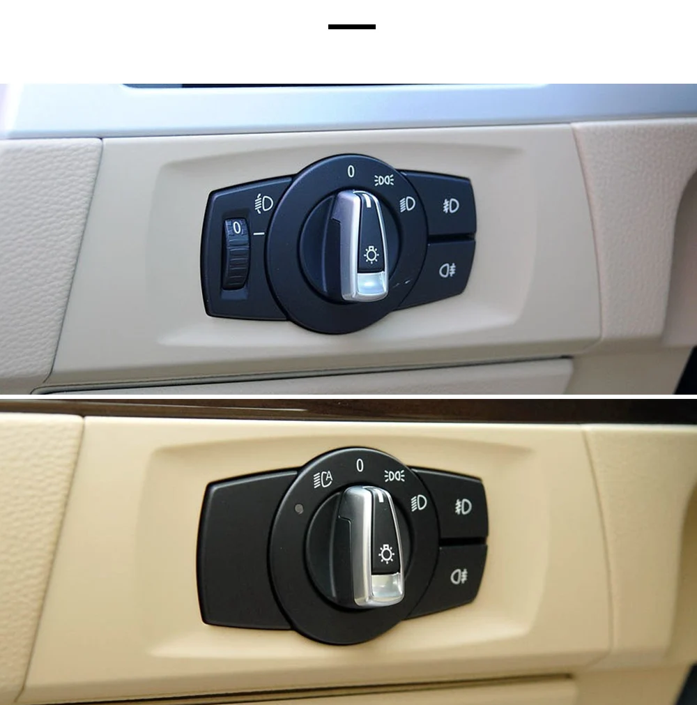 Für BMW E90 E91 E92 E93 E84 E82 E87 E88 Auto Front konsole Scheinwerfer Lampe Schalter Knopf Knopf Kappe für BMW 1 3er x1 320i 05-11 – Detail 7
