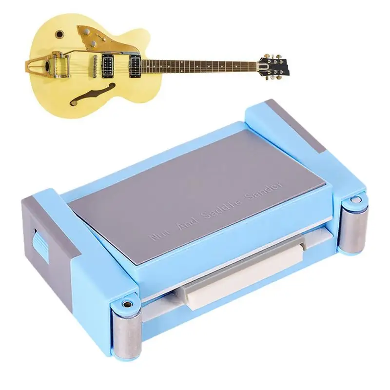 

Saddle Grinding Sander Sturdy Acoustic Guitar Sander For Nut Grinding Flexible Fret End Beveling File Multifunctional Guitar