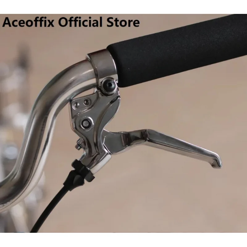 Aceoffix for Brompton bike brake lever aluminum alloy brake handle c clamp integrated finger dial