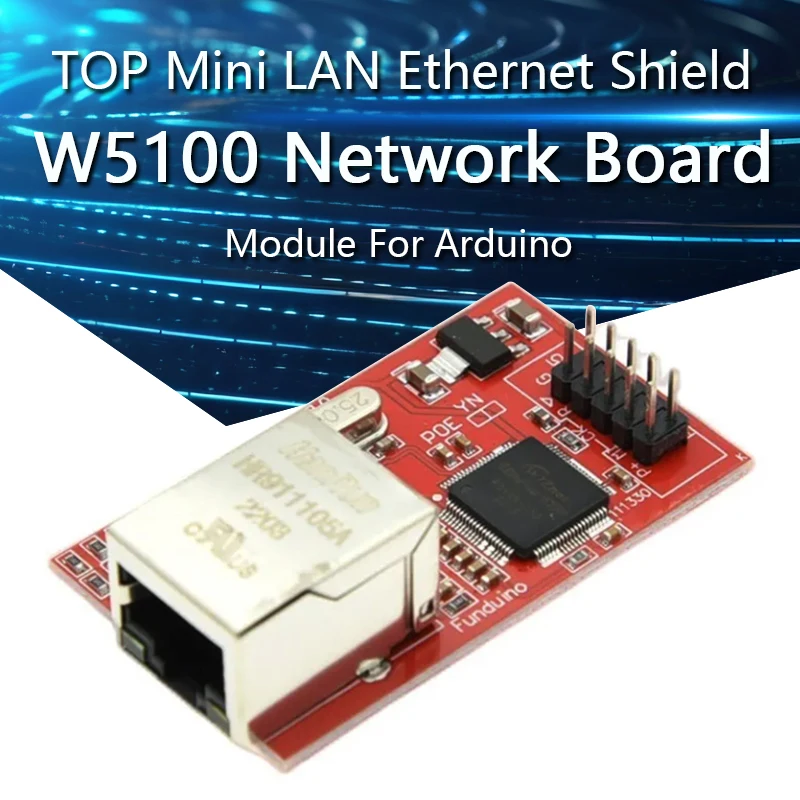 

TOP Mini W5100 LAN Ethernet Shield Network Board Module For Arduino