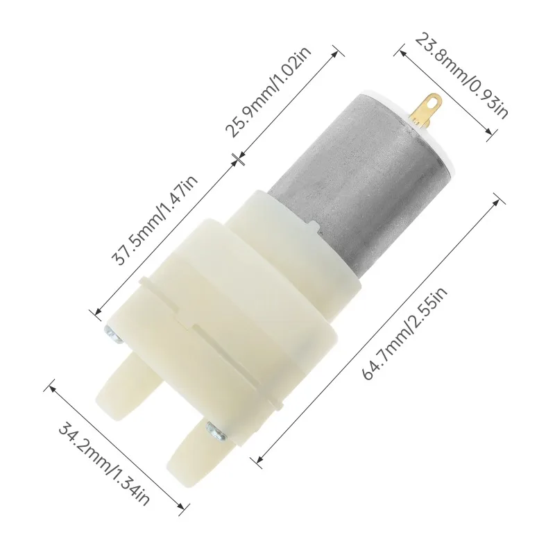 3.7V 1.8L/Min large flow electric micro diaphragm pump self-priming water dispenser suction pump R280 small water pump motor