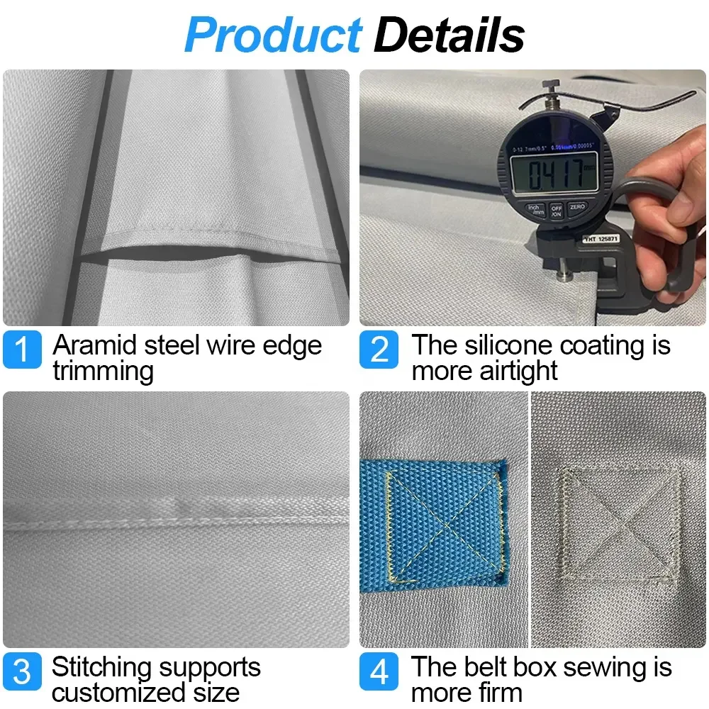 Manta Ignífuga Gris de Fibra d - Fire Blanket Fiberglass reseña y precio