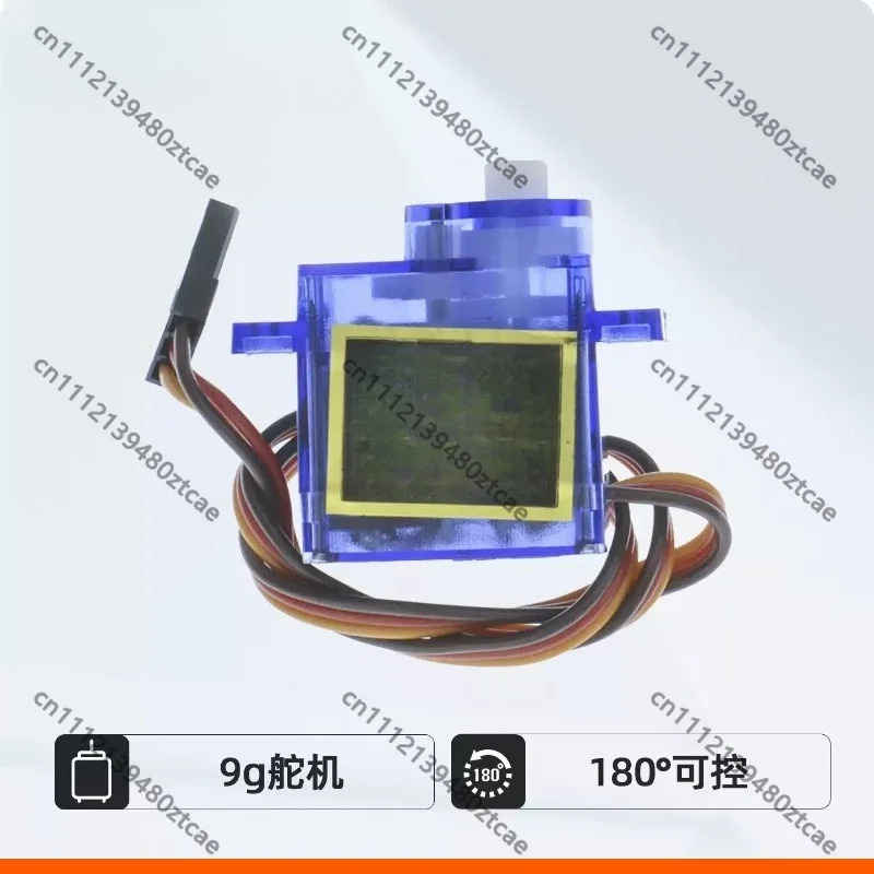 DF9GMS Mini 180° Micro Servo Motor, Small Steering Gear Accessory for Arduino Robot Model Making