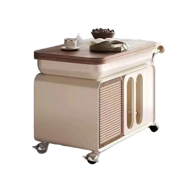 

lifting living room folding household multi-functional small apartment new sofa tea table corner table cart