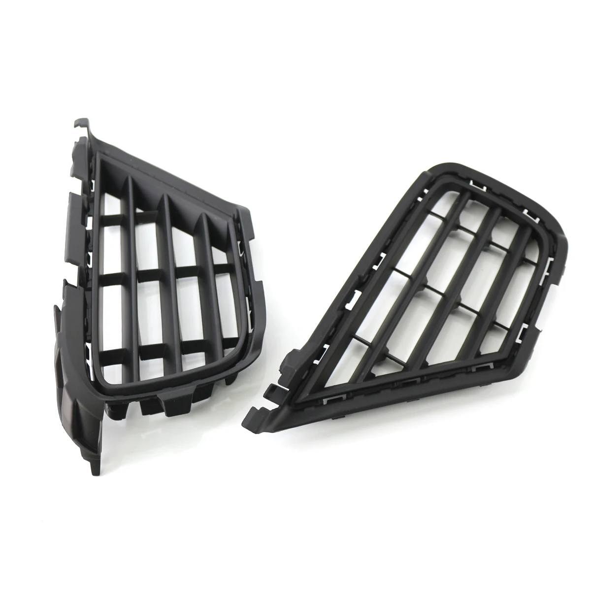 Car Front Left Side Hood Mesh Grille Radiator Stripe Grills For VW Touareg Typ 7P Facelift 2015 2016 2017 7P6853665B 7P6853666B
