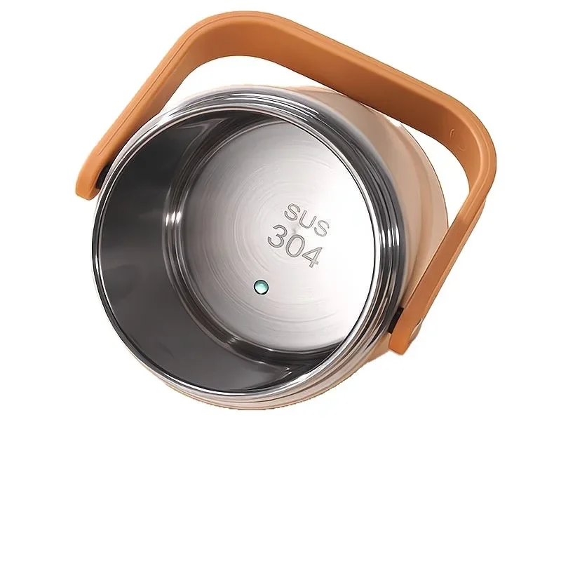 Winter thermal insulation lunch box Office workers bring meals Student thermal insulation bucket Household 304 stainless steel