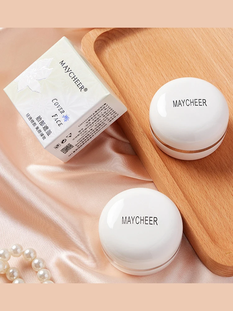 Neuer monochromer Concealer, natürlicher, langlebiger, wasserdichter, feuchtigkeitsspendender, atmungsaktiver Gesichts-Concealer für weibliches Make-up-Werkzeug