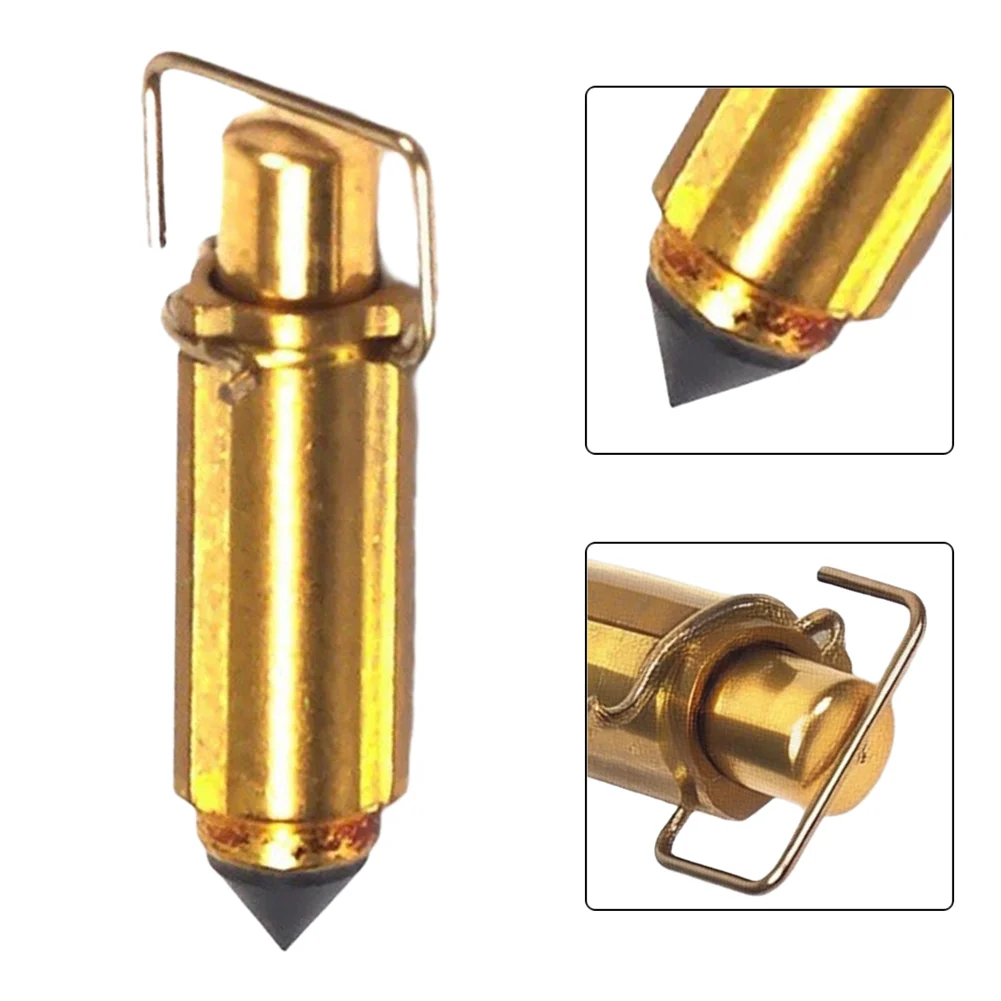 /807706 /Float /Needle Valve Gold Metal Fuel Control Part For Lawn Mower Engine Carburetor Repair Replacement Accessory