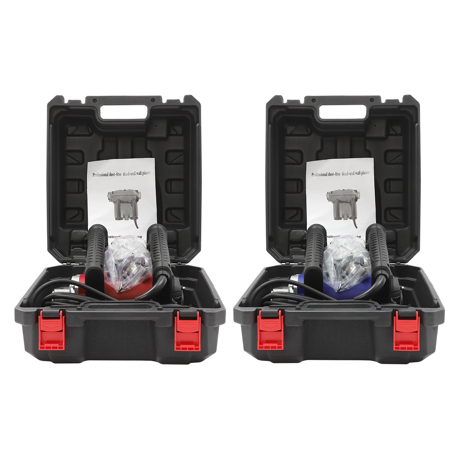 مسوي حائط كهربائي 1300 واط، مسوي أسطوانة محمول مع كابل، آلة طحن الجدار المجددة مع صندوق الأدوات #4