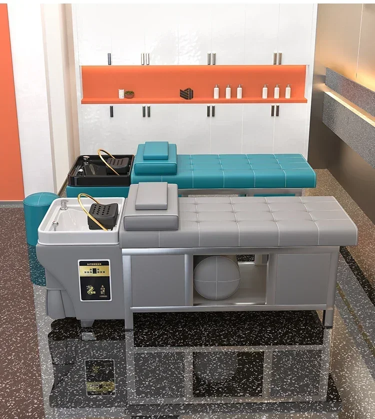 Beauty Salon Special Hairdressing Shampoo Bed: With Special Water Circulation Fumigation for Barbershops and Hair Salons.
