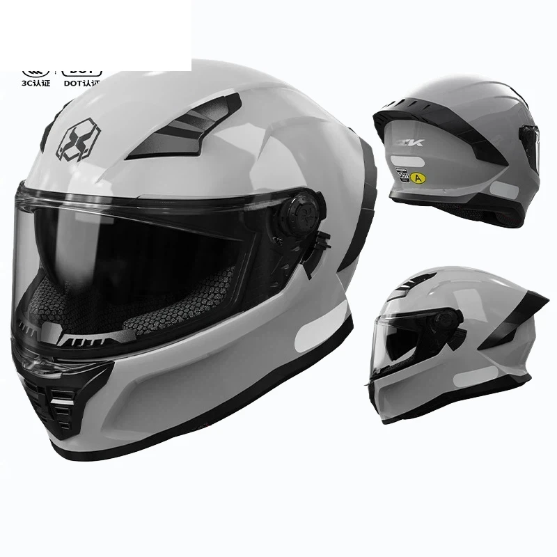 

Лидер продаж, модульный аварийный двигатель из АБС-пластика для взрослых, гоночный мотоцикл, одобренный DOT, двойной козырек, быстросъемный