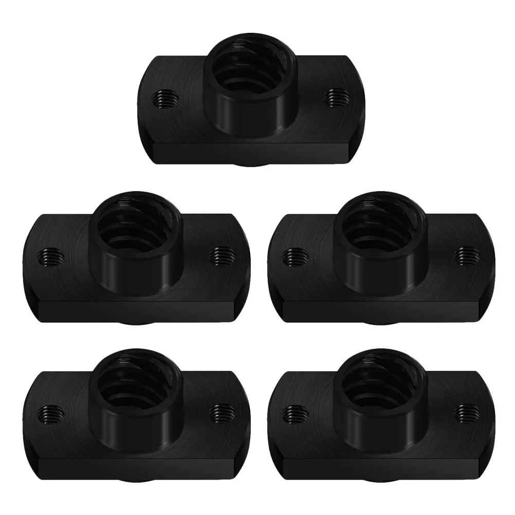 

Комплект из 5 гаек T8 POM для 3D-принтера, для модернизации ходового винта, с защитой от люфта, трапециевидные, из материала POM, с длительным сроком службы