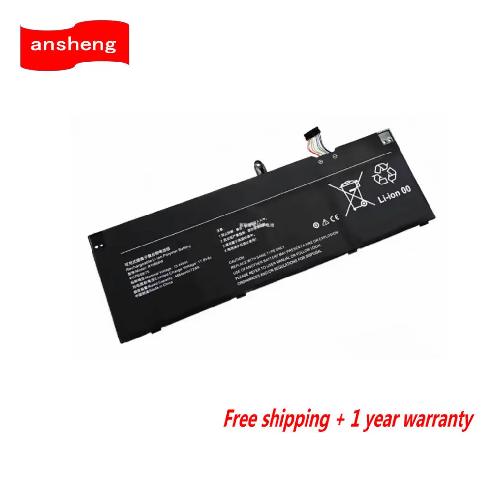 

For RedmiBook Pro 15 R5 R7 Ruilong Edition RMA2204-AA RMA2204-AB RMA2202-AI RedmiBook 16 Z3725 R15B06W Laptop Battery