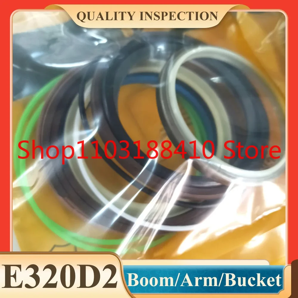 

Комплект уплотнений ковша рычага стрелы для экскаватора, ремонтный комплект сальника гидравлического цилиндра E320D2