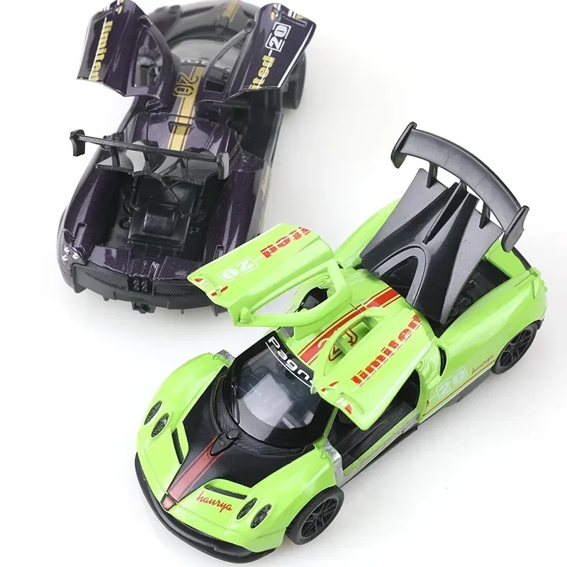 1:36 модель спортивного автомобиля из сплава, детский автомобиль с откатным механизмом, игрушечный гоночный мальчик, орнамент, подарок