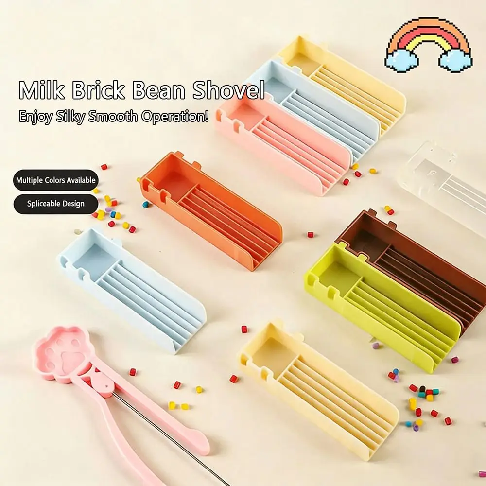 

Набор из 4 новых пластиковых инструментов для рукоделия: лопатки для бусин, 2,6 мм, для создания коллажей и украшений