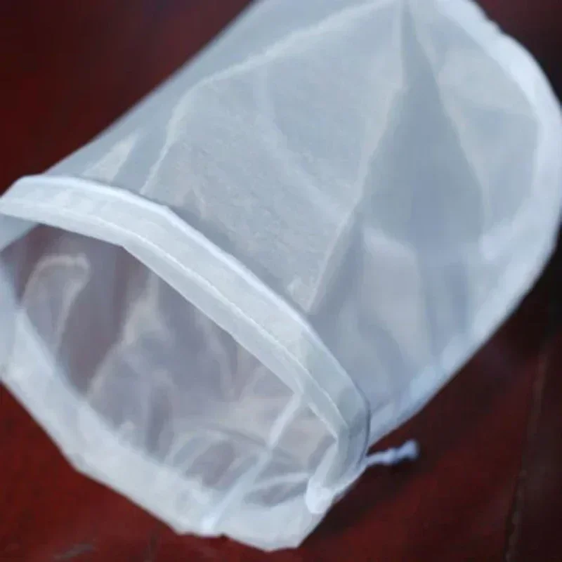 2pcs 100/160/200 Micron Wine Nylon Mesh Filter Fine Mesh Net Herb Liquid Filter Food Nut Bags 20x30cm Kitchen Tools Accessories