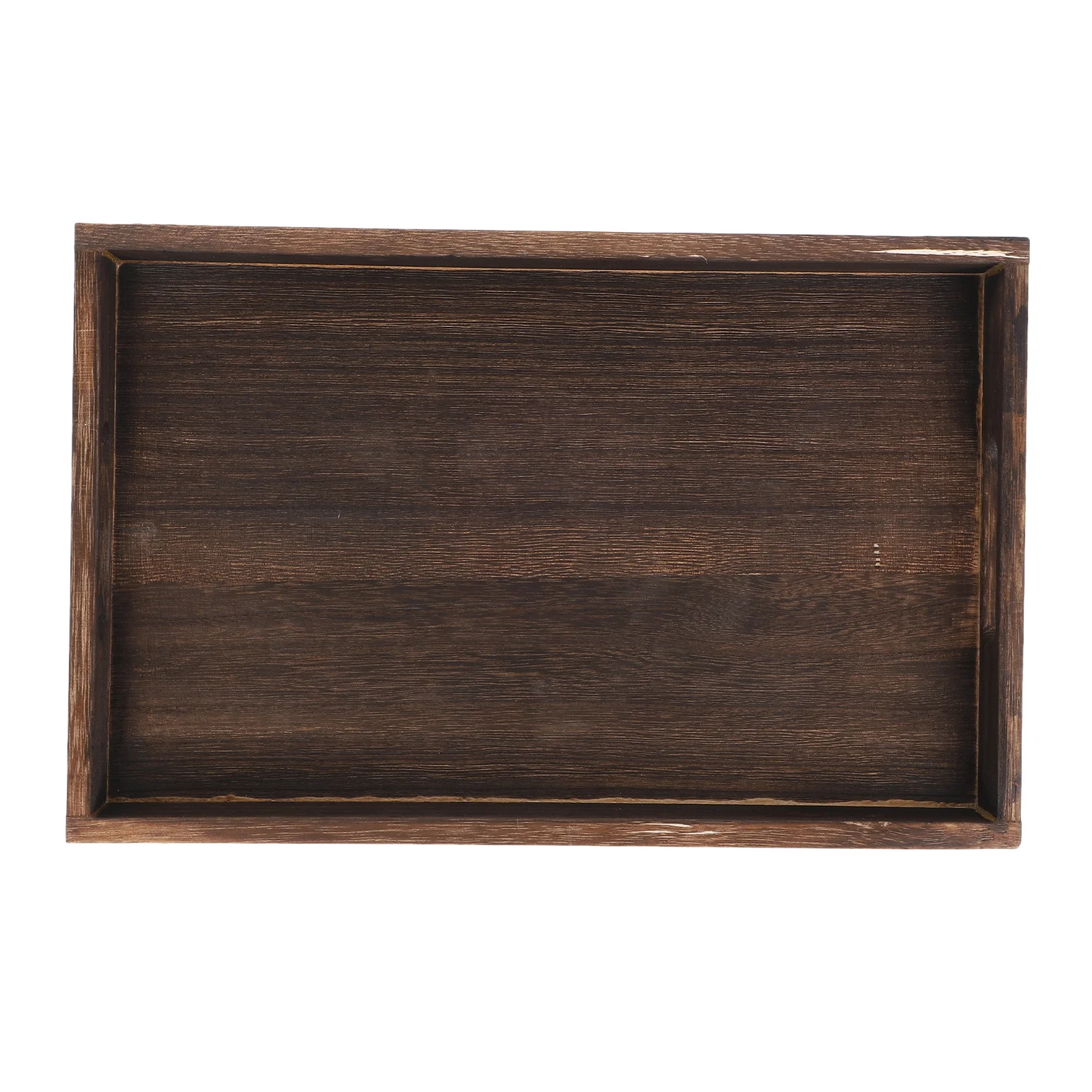 

Wooden Serving Rectangular Fruit Snack Bread Dessert Tray For Kitchen Tea Room Party Home Decor Rustic Style Wooden Tray