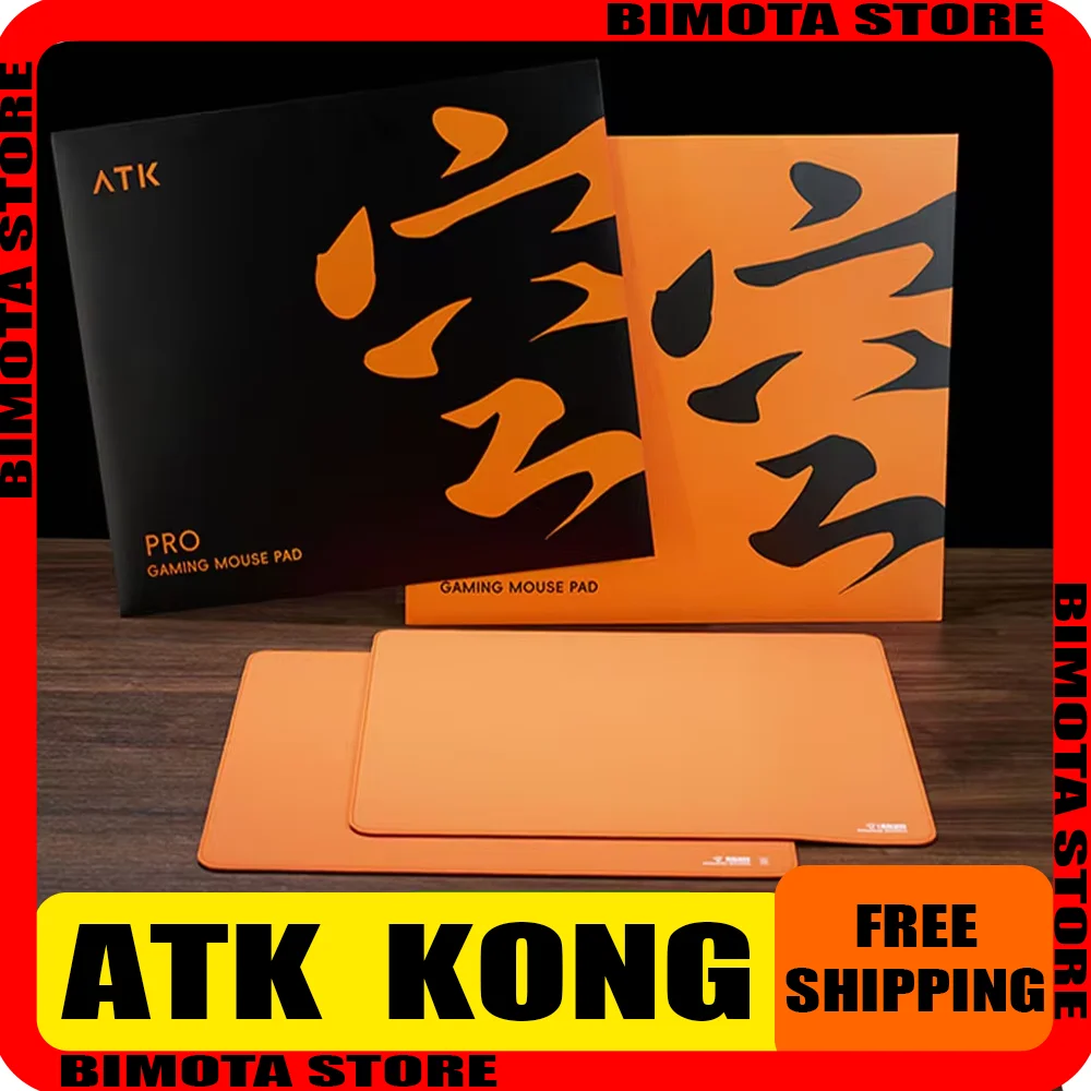 

ATK KONG Pro Mouse Pad Prevent Fibre Waterproof Hand Sweating Extra-large Size Antiskid Mousepad Office Gaming Man Gift Atk Kong